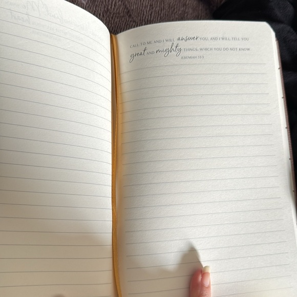 Rose Gold Leatherette Journal with Gold Script - Picture 4 of 4